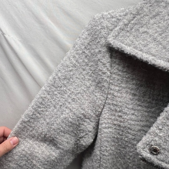 Club Monaco Wool tailored blend fur coat -thick, fancy winter coat XS - Picture 6 of 13